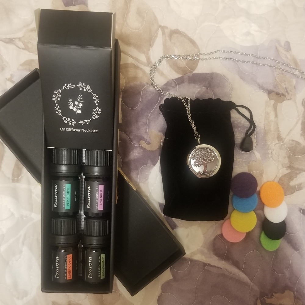 Faurora Essential Oil Diffuser Necklace - image 7